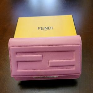 Authentic Preloved  Fendi Wallet in Chain